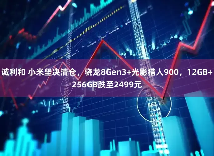诚利和 小米坚决清仓，骁龙8Gen3+光影猎人900，12GB+256GB跌至2499元